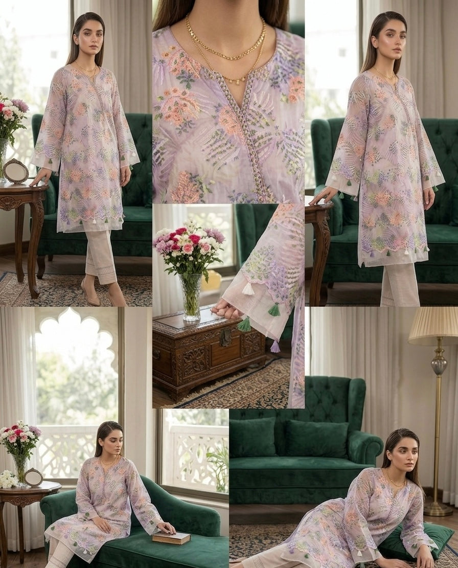 Lavender Floral Pret