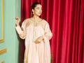 Luxury Steel Ivory  Embellished  Outfit
