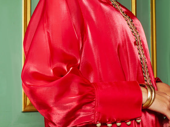 Red Royale Embellished Dress