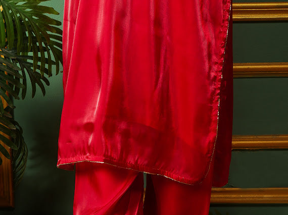 Red Royale Embellished Dress