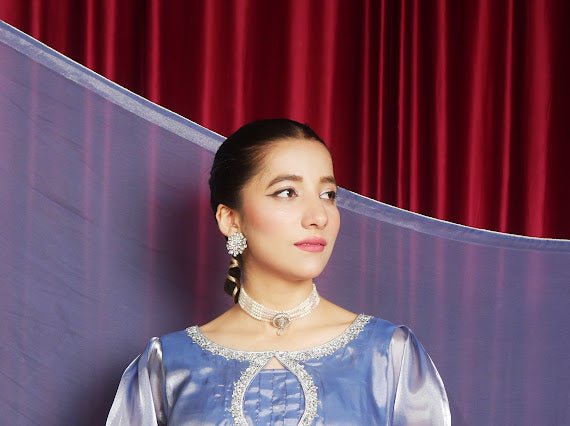 Lilac Glow Embellised Formal Wear