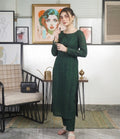 Emerald Elegance Straight Kurta Set