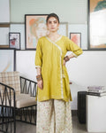 Golden Mustard Printed Trouser Set