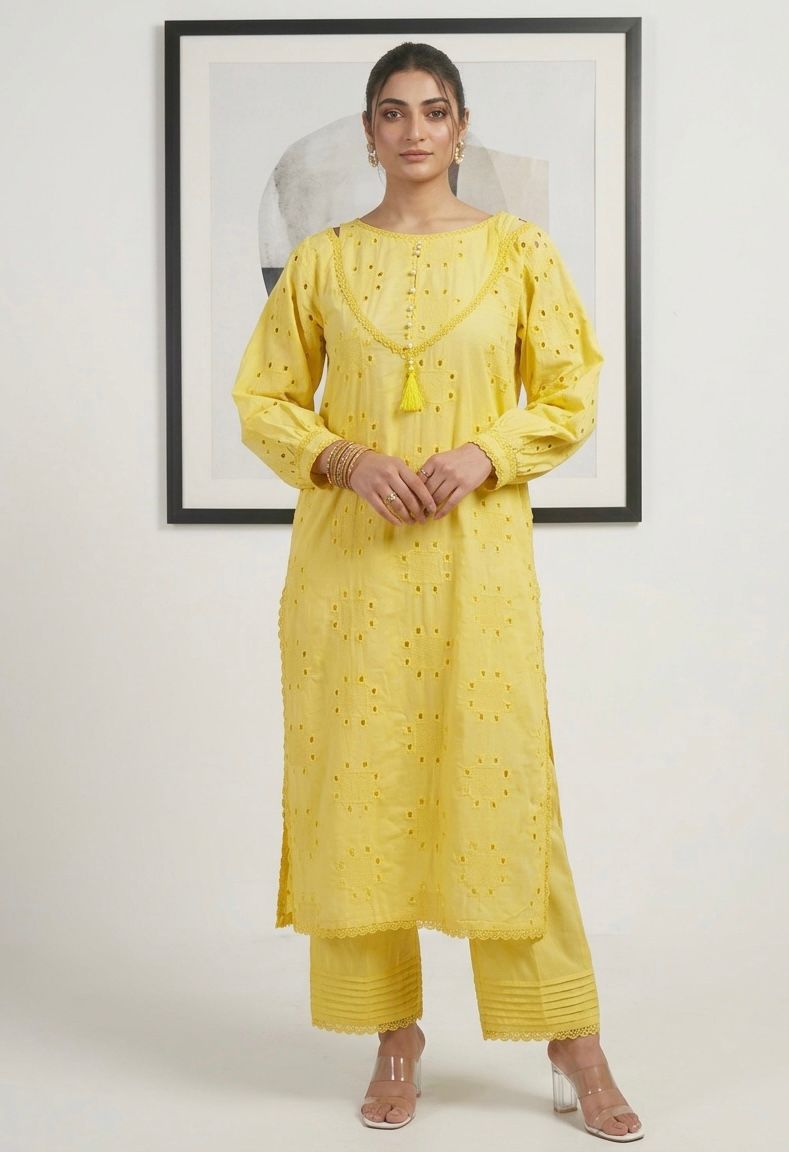 Golden Mustard Embellished