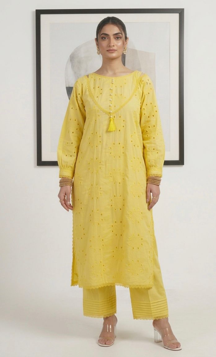 Golden Mustard Embellished