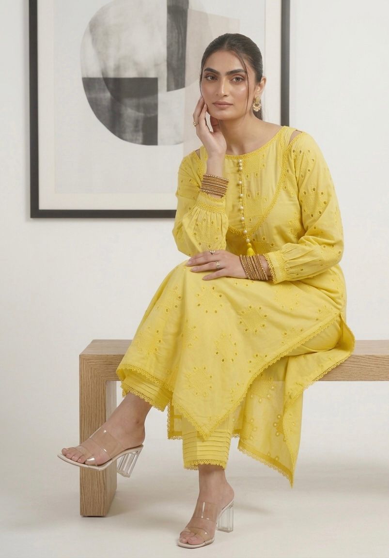 Golden Mustard Embellished